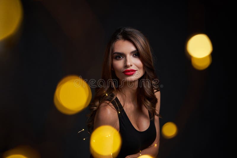 Holidays, Christmas, People Celebration Concept Stock Photo - Image of ...