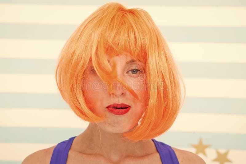 When the party is over. chaos. crazy girl blow hair and has it in chaos. chaos in life concept. have no time for royalty free stock photos When the party is over. chaos. crazy girl blow hair and has it in chaos. chaos in life concept. have no time for royalty free stock photos