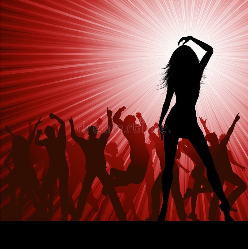 Party people royalty free illustration