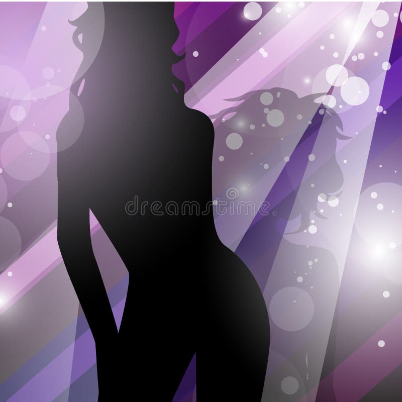 Female stock vector. Illustration of silhouette, element - 293590