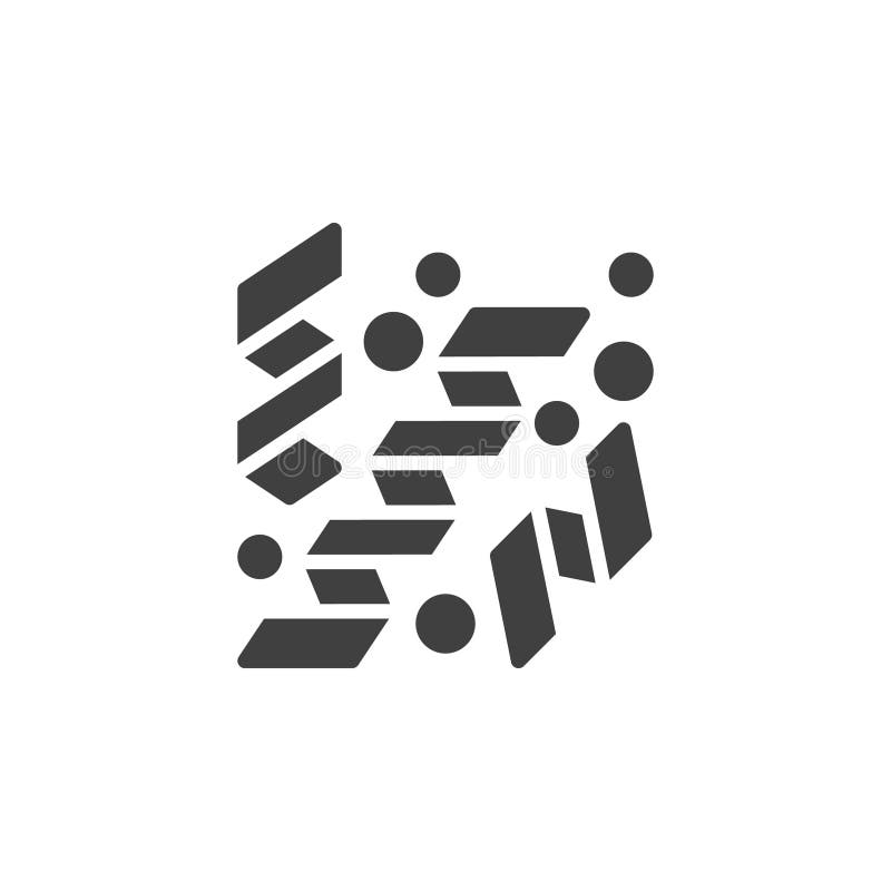 Party Streamers Vector Icon Stock Vector Illustration of confetti