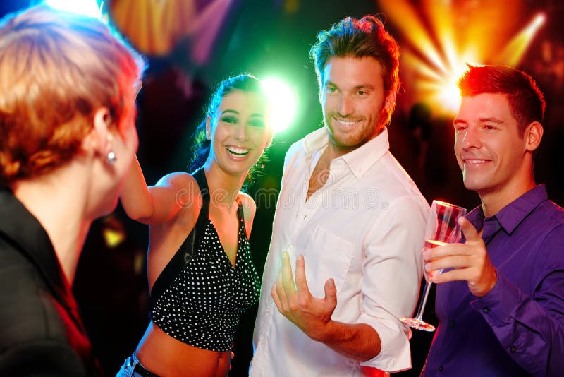 Party Time with Happy People Stock Photo - Image of drinking, blond ...