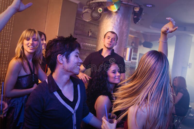 Couples Making Out in a Nightclub Stock Photo - Image of nightclub ...