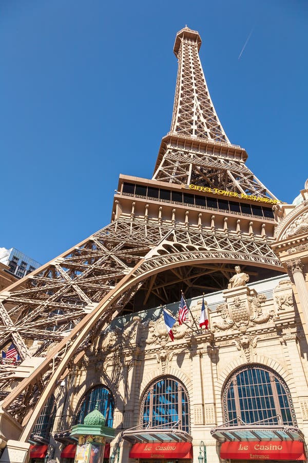 Paryski Las Vegas hotel dalej może fotografia stock Paryski Las Vegas hotel dalej może fotografia stock