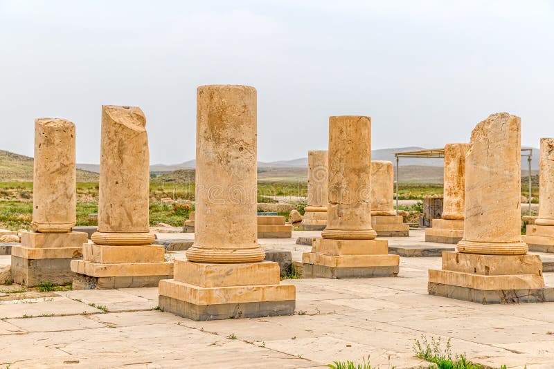 Pasargadae archeologiczny miejsce fotografia stock Pasargadae archeologiczny miejsce fotografia stock