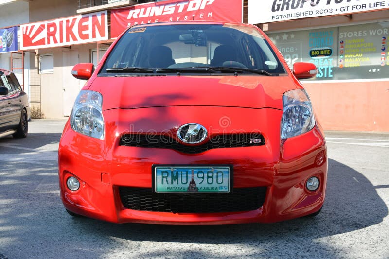 Toyota Vitz at Toyota Group 20 in Pasay, Philippines Editorial Photo