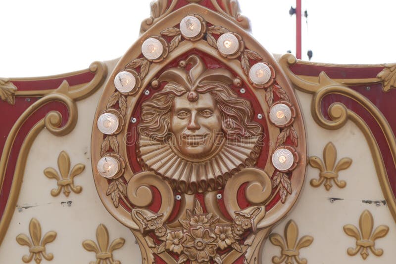 Paseo del carrusel en Indiana State Fair 2018 fotografía de archivo libre de regalías Paseo del carrusel en Indiana State Fair 2018 fotografía de archivo libre de regalías