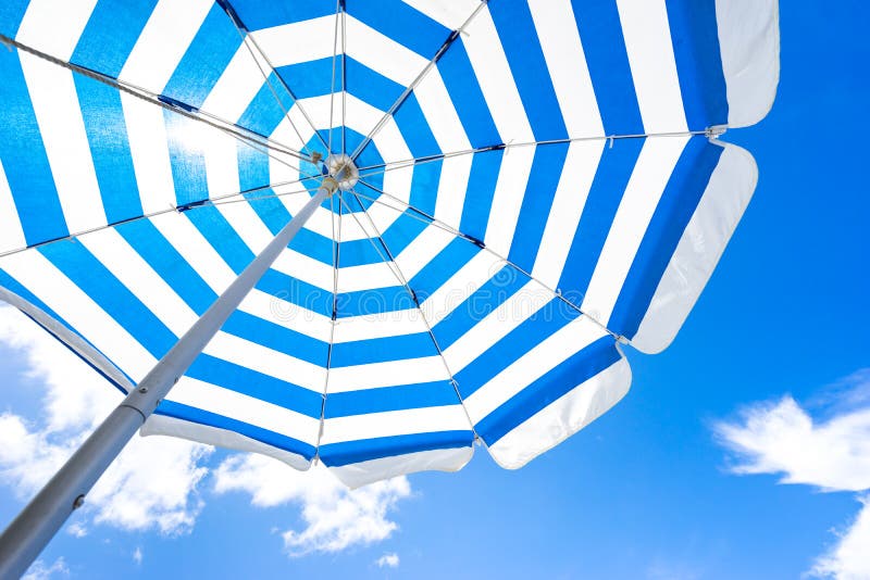 Pasiasty Plażowy parasol
