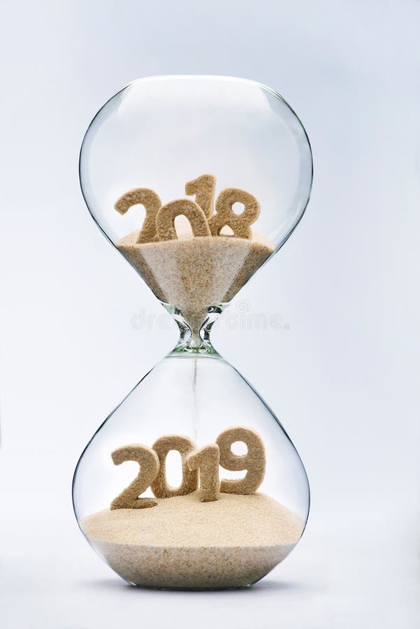 Paso en el Año Nuevo 2019 imágenes de archivo libres de regalías Paso en el Año Nuevo 2019 imágenes de archivo libres de regalías
