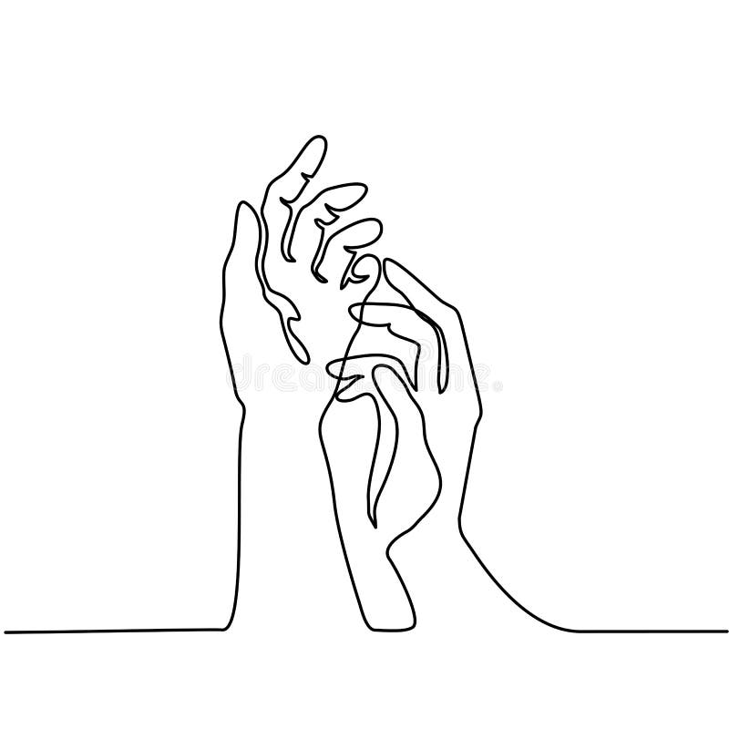 Passa insieme le palme illustrazione vettoriale Passa insieme le palme illustrazione vettoriale