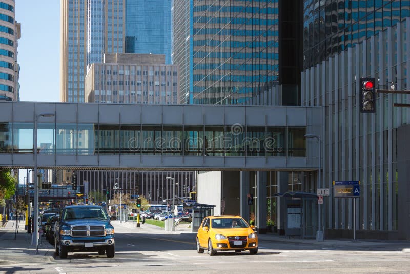 Passadiço clima-controlado do pedestre do conforto de Minneapolis Skyway