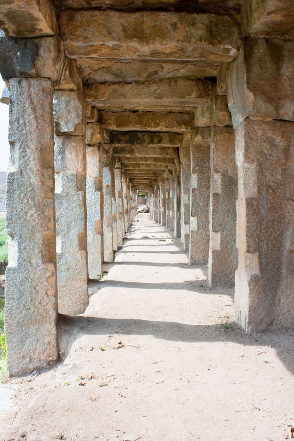 The passage of the famous Krishna market