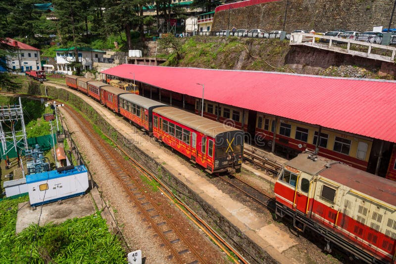 Buildings and Train at Shimla Old Railway station. Shimla railway station is a small railway station in Shimla in the Indian state of Himachal Pradesh. The station is the terminus of the UNESCO World Heritage Site Kalka–Shimla Railway. Shimla railway station is located at an altitude of 2,075 metres (6,808 ft) above mean sea level. It was allotted the railway code of SML under the jurisdiction of Ambala railway division. The 762 mm (2 ft 6 in)-wide narrow-gauge Kalka-Shimla Railway was constructed by Delhi–Ambala–Kalka Railway Company and opened for traffic in 1903. Code division stock images, royalty-free photos and pictures
