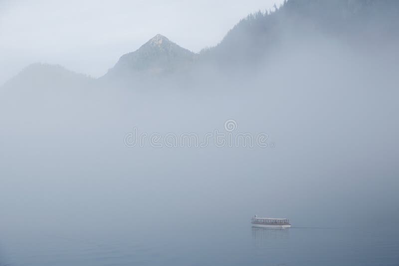 Passagierboot auf dem Koenigssee stockbild Passagierboot auf dem Koenigssee stockbild