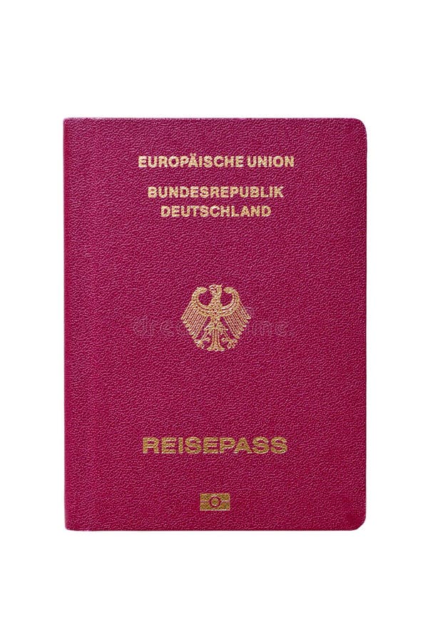 Passaporte alemão imagens de stock royalty free Passaporte alemão imagens de stock royalty free