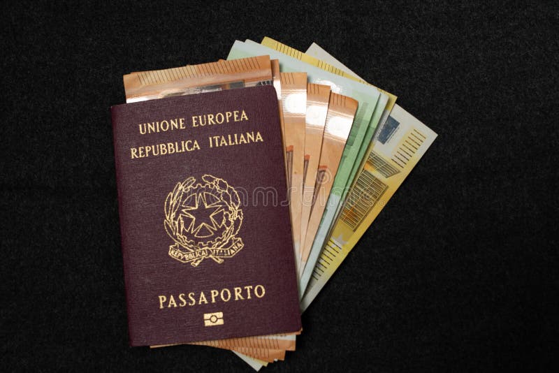 República italiana. passaporte de serviço de um oficial