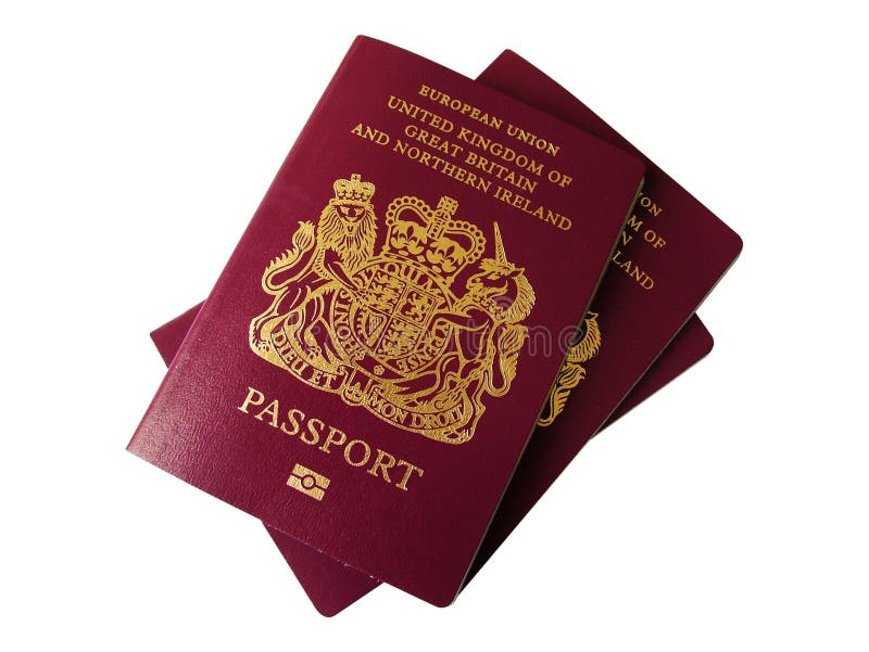 Passaporti del Regno Unito immagini stock libere da diritti Passaporti del Regno Unito immagini stock libere da diritti