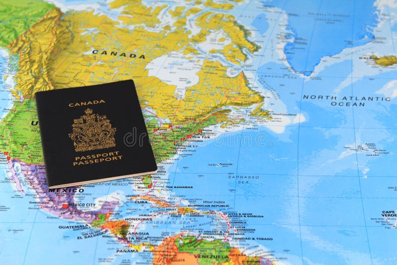 Passaporto canadese sul programma