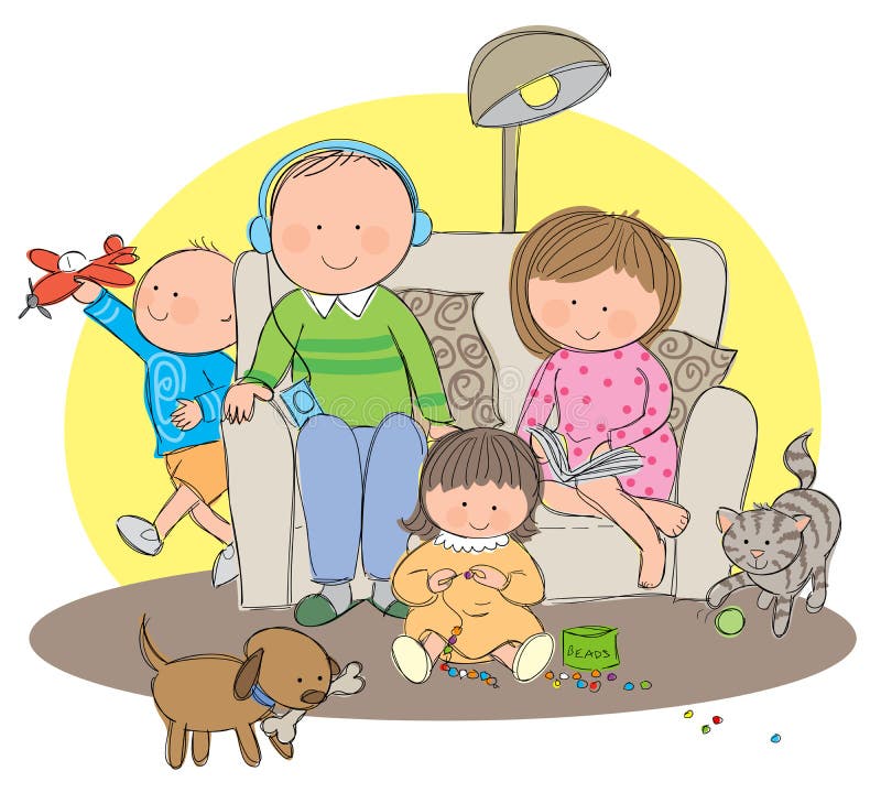 Passe-temps illustration stock Passe-temps illustration stock