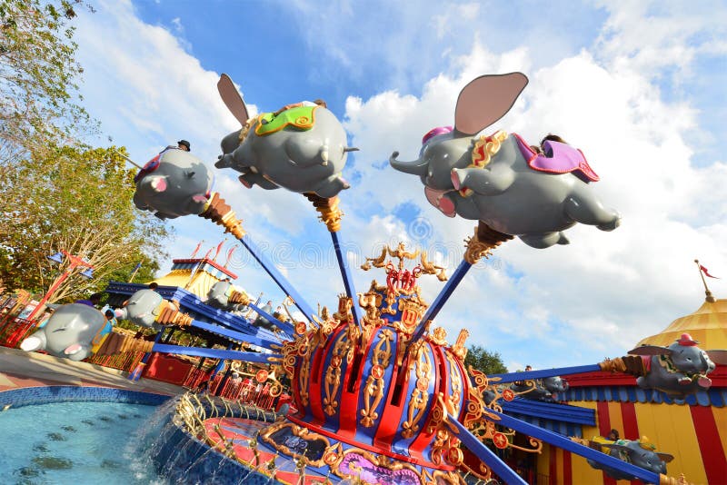 Passeio de Florida Traval Dumbo do mundo de Disney