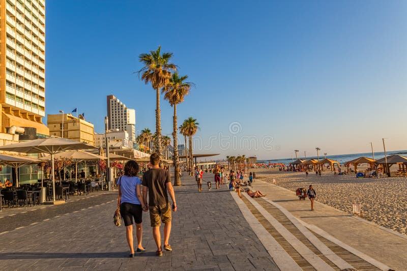 Passeio de Tel Aviv fotografia de stock royalty free Passeio de Tel Aviv fotografia de stock royalty free