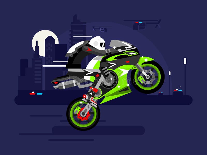 Bike, Saltos Na Motocicleta E Esportes Extremos Sportbike Motobike, Jogo Do  Corpo De Esporte Ilustração do Vetor - Ilustração de preto, fundo: 71901429