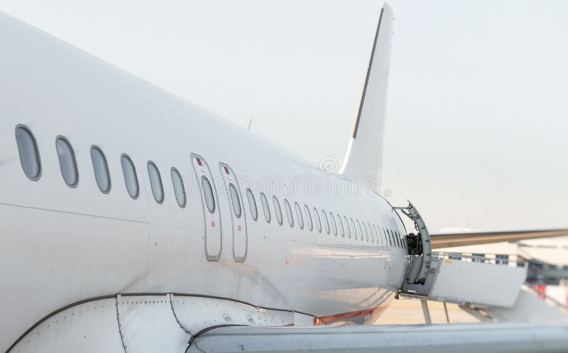 Passenger aircraft windows.