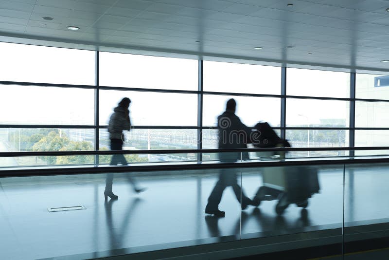 Passenger in the airport