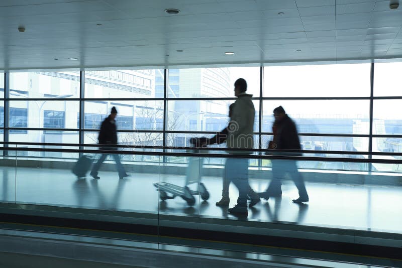 Passenger in the airport