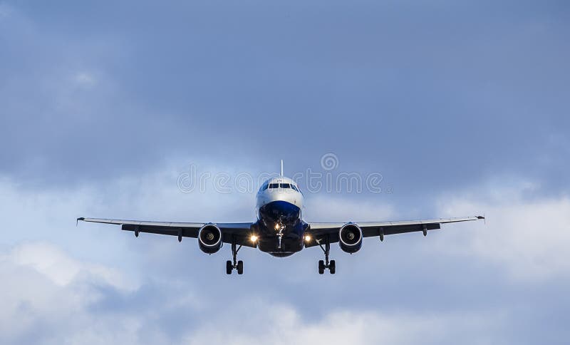 Passenger Aircraft Landing Approach