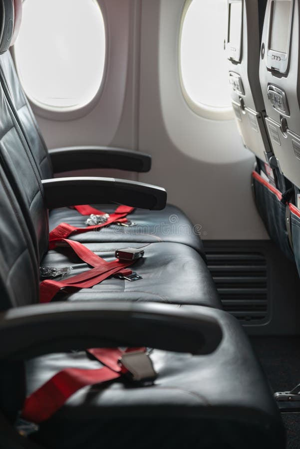 Passenger Seats on a Commercial Airliner