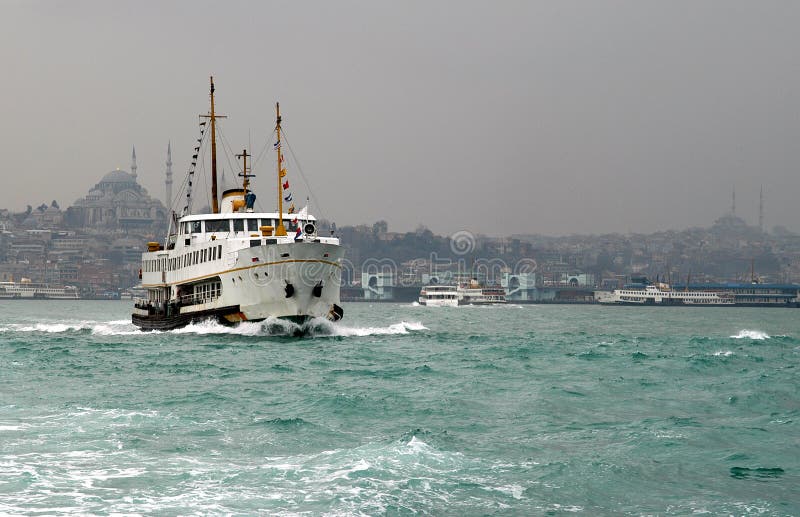 Passenger Ship stock image