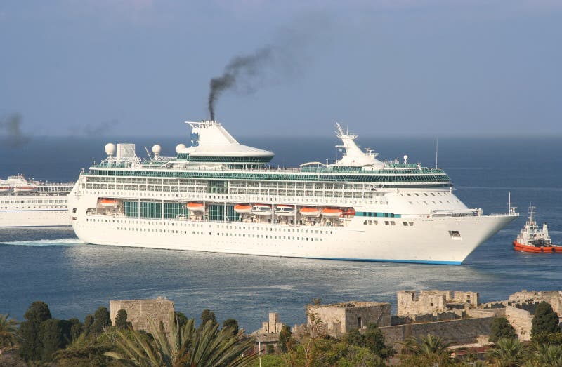 Passenger Ship stock image