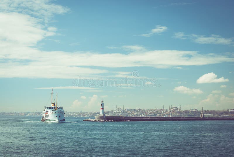 Passenger ship royalty free stock image