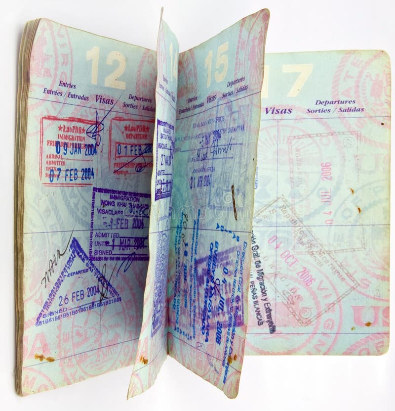 Old us passport and lot,s of visa,s. Old us passport and lot,s of visa,s