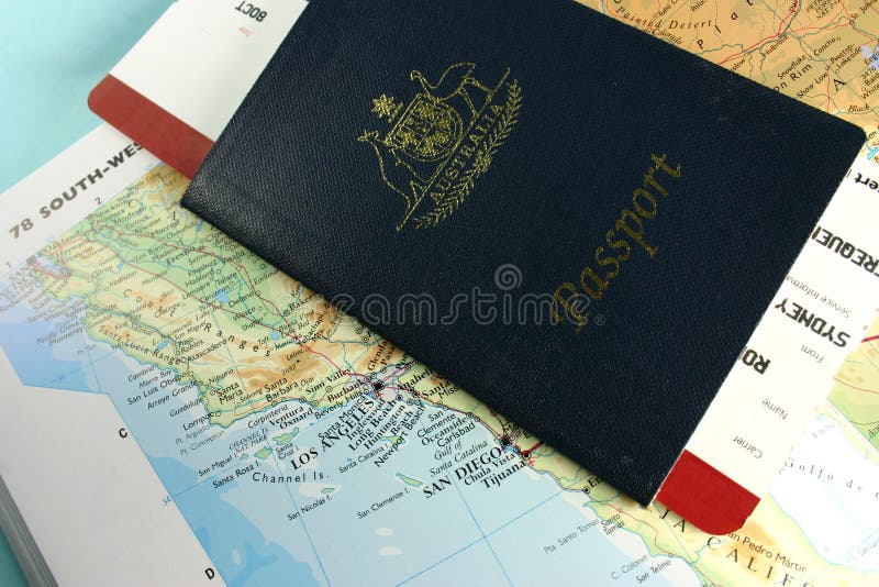 Passeport australien photos libres de droits Passeport australien photos libres de droits
