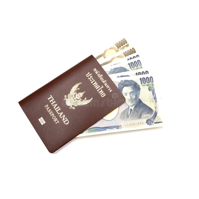 Passeport Avec Des Timbres Du Japon Image stock Image du estampilles