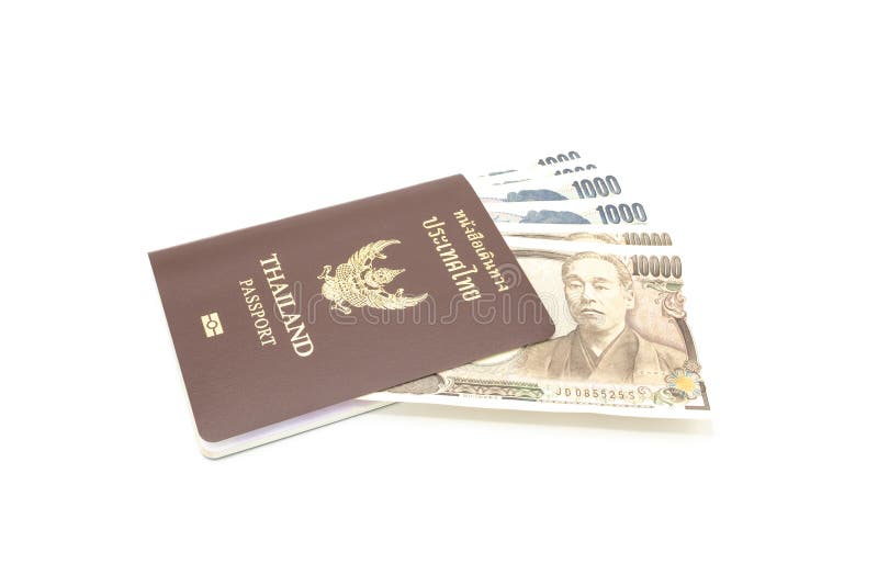 Passeport Avec Des Timbres Du Japon Image stock Image du estampilles