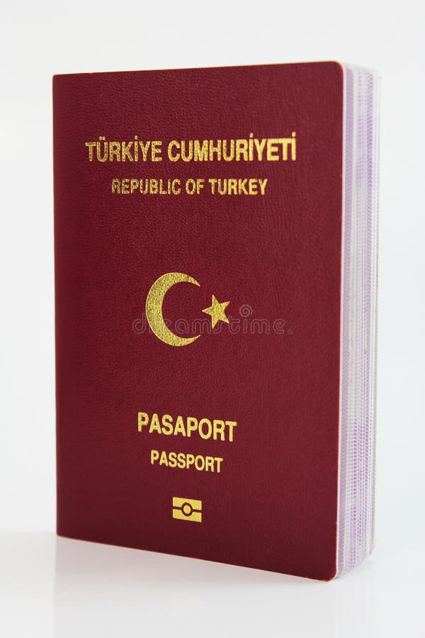 New style Republic of Turkey Passport. New style Republic of Turkey Passport