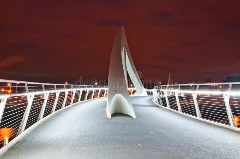 Passerelle de Glasgow photo libre de droits Passerelle de Glasgow photo libre de droits