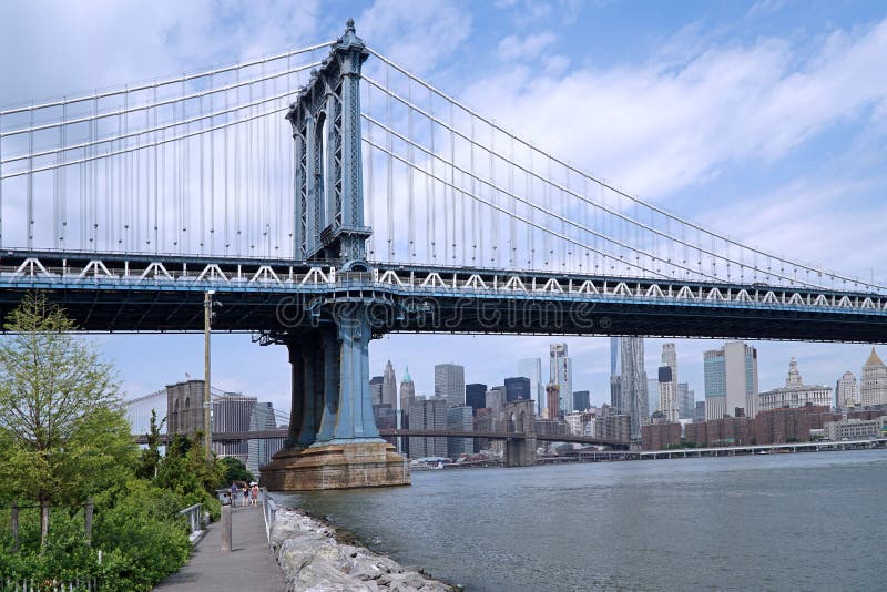 Passerelle de Manhattan image libre de droits Passerelle de Manhattan image libre de droits