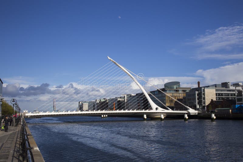 Passerelle de Samuel Beckett, Dublin, Irlande images stock Passerelle de Samuel Beckett, Dublin, Irlande images stock