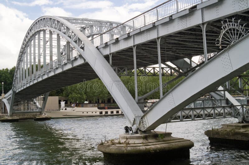 Passerelle Debilly fotografía de archivo libre de regalías Passerelle Debilly fotografía de archivo libre de regalías