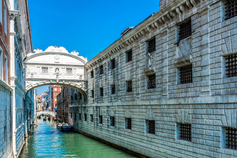 Passerelle des soupirs - Vencie, Italie photos libres de droits Passerelle des soupirs - Vencie, Italie photos libres de droits