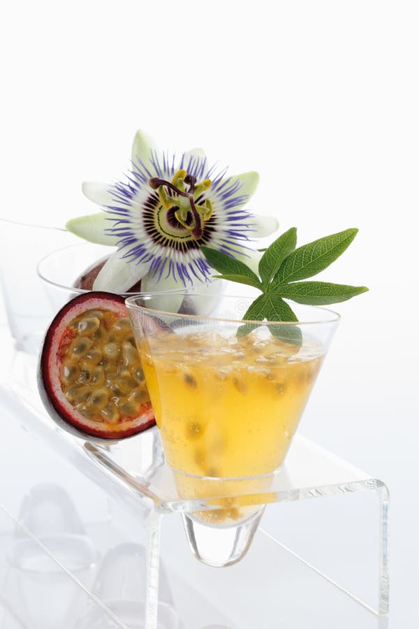 Passion Fruit Blossom Maracuja Drink Stock Photos Free & RoyaltyFree