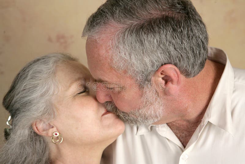 Intimate passionate embrace