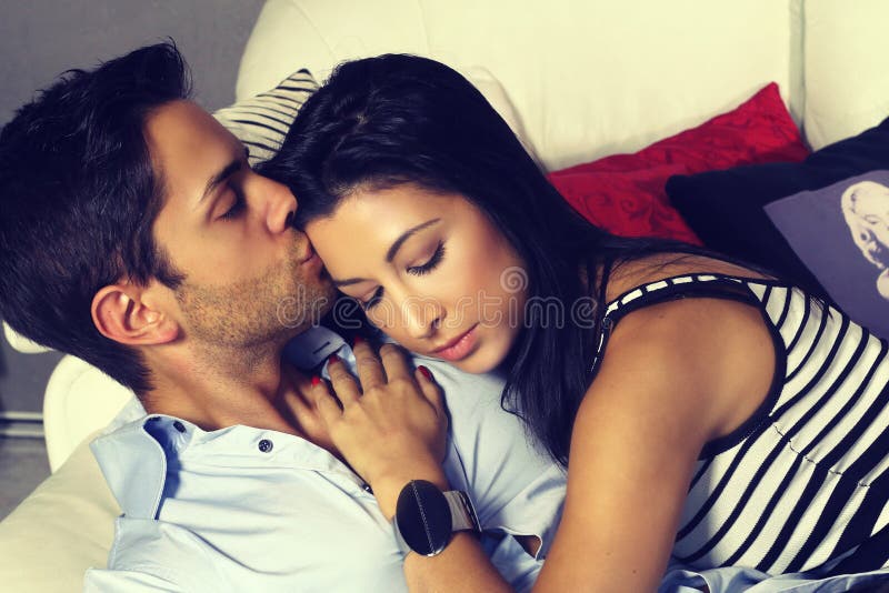 Passionate young couple stock photo Passionate young couple stock photo