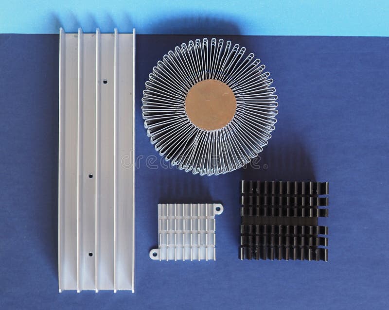 Passive Heatsink for Electronics Stock Image Image of industrial