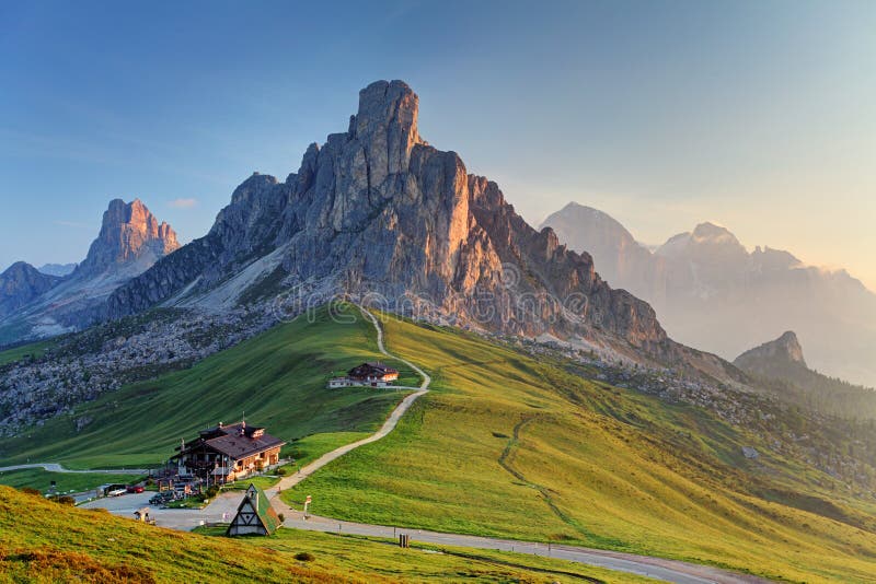 Passo Giau Dolomites Italy Stock Photo Image Of Italy Panorama