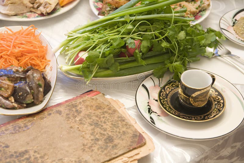 Passover seder - Bukharian (central asian) jewish. Kosher stock images, royalty-free photos and pictures